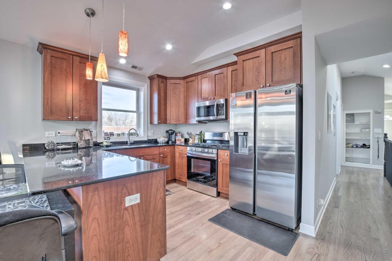 Chicago Condo With Balcony Walk To Cta Stations! Екстер'єр фото